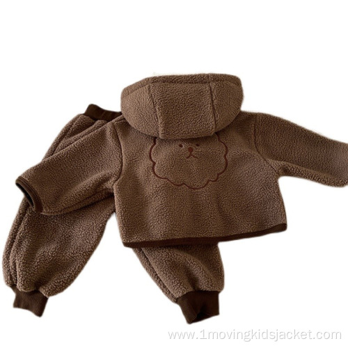Boy's Baby Suit Autumn And Winter Warm Jacket